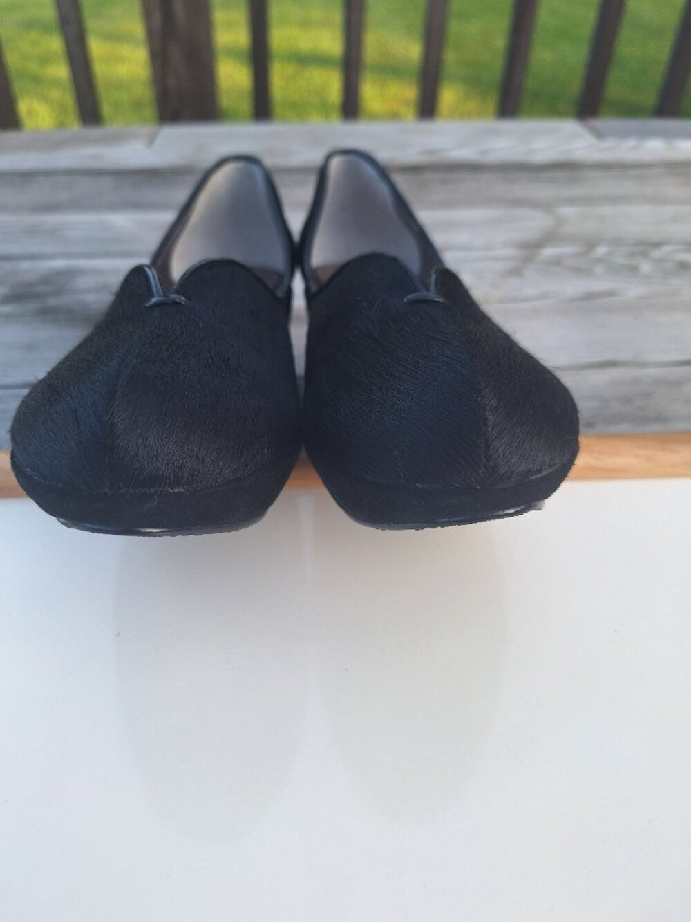 Sacha London Pony Hair Wedges Sz 8 - Picture 11 of 11
